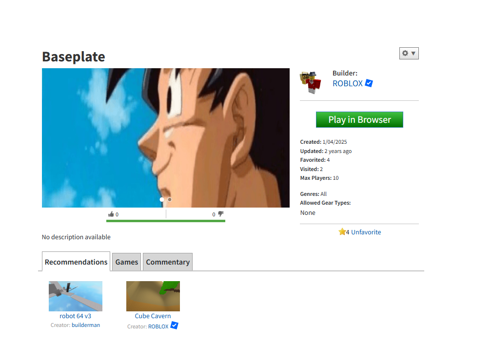 game thumbnail preview